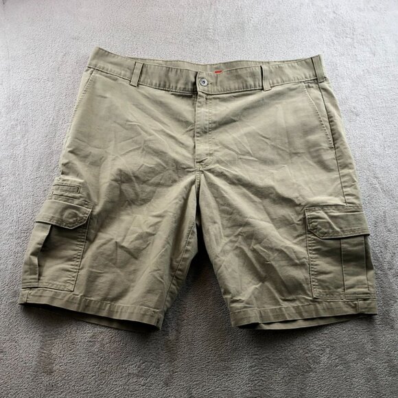 Dickies Mens Cargo Shorts Size 42 Lot Of Two Flex Outdoors Casual Tan Gray - Picture 5 of 16